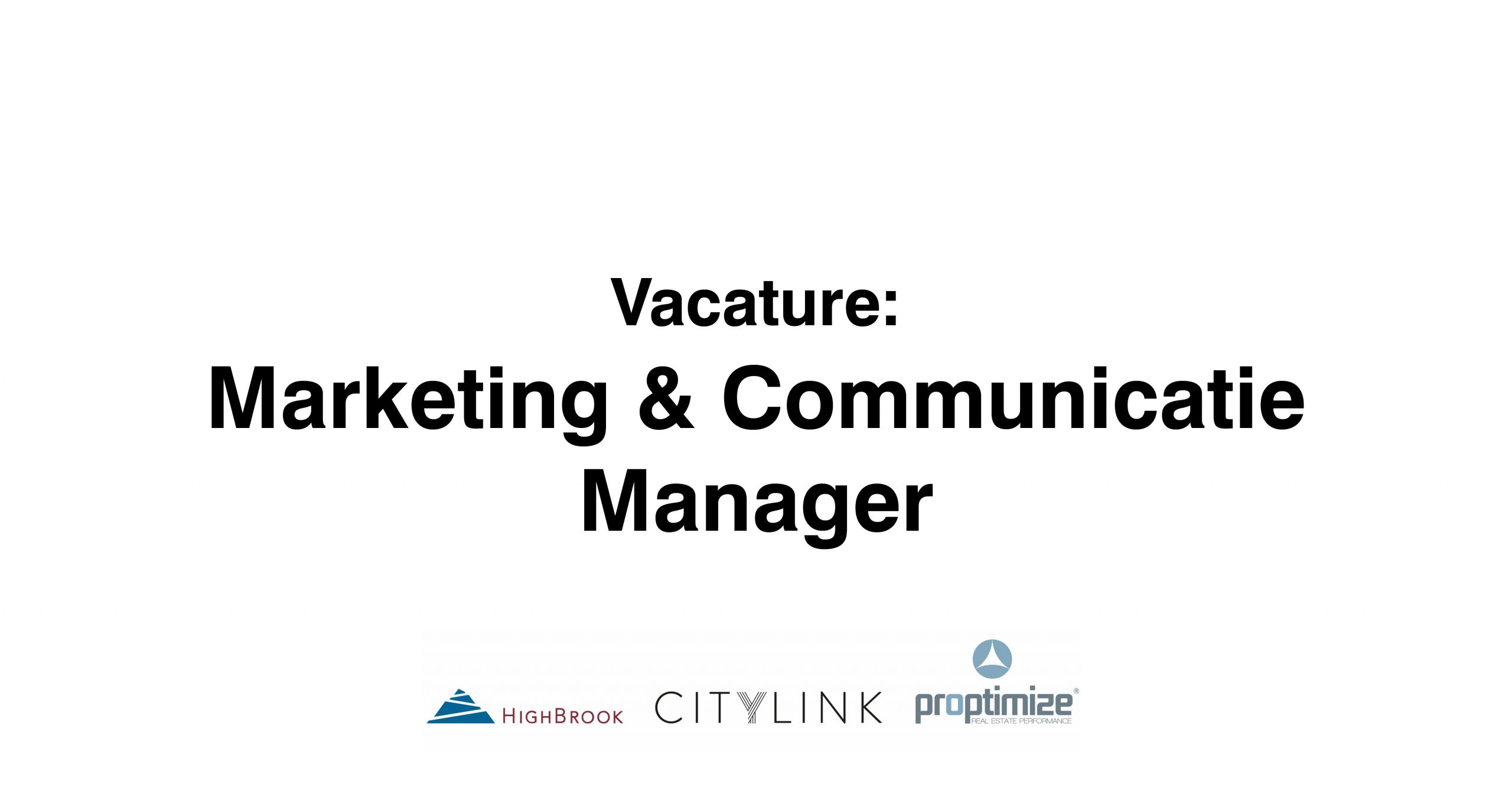 Marketing & Communicatie Manager