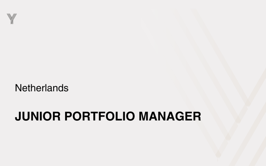 Junior Portfolio Manager The Netherlands